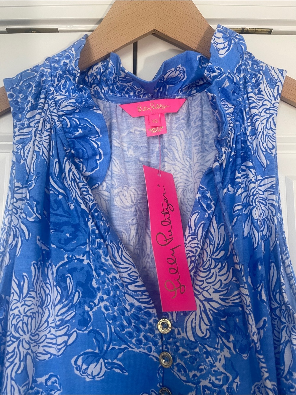 Lilly Pulitzer Malone Boca Blue Maxi Dress - Picture 8 of 11